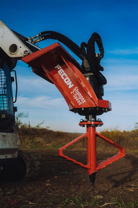 stumpex attachment for skid steer|stumpex auger bit attachment.